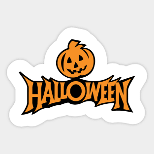 Pumpkin Halloween Sticker